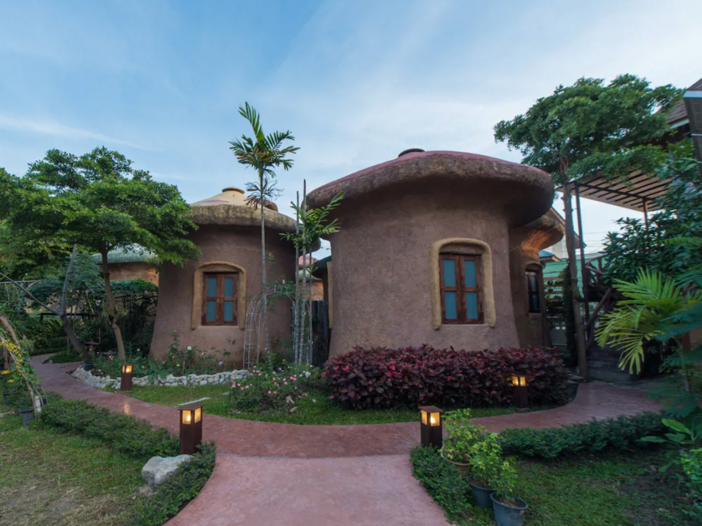 mushroom houses in thailand