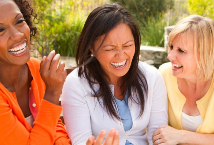 Group of women laughing