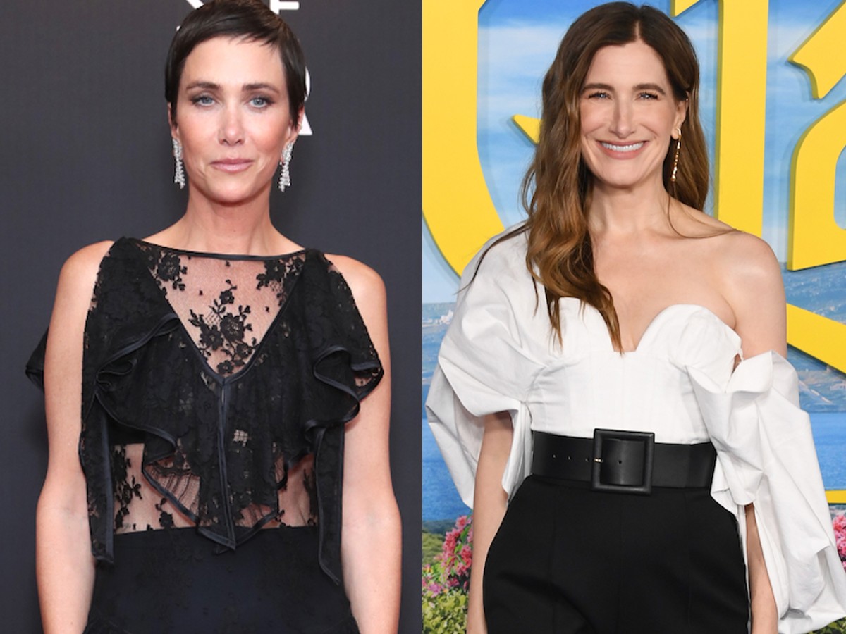 split image of Kristin Wiig and Kathryn Hahn